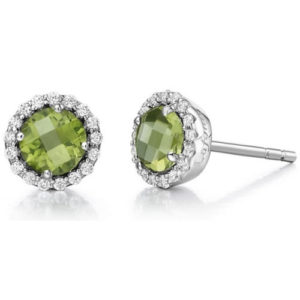 Sterling Silver Peridot earrings