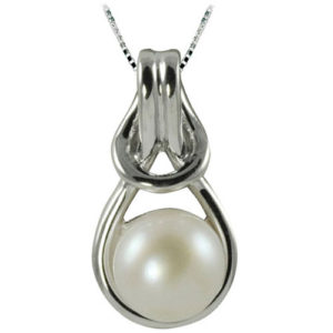 Sterling Silver Freshwater Pearl Necklace with 18" Chain