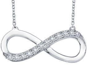Lafonn 0.24 Carat tw Infinity Necklace