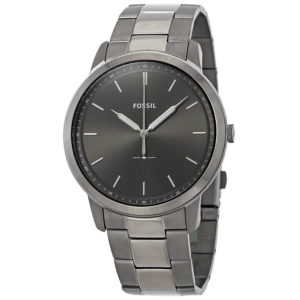 Men's Fossil The Minimalist Three-Hand Smoke Stainless Steel Watch