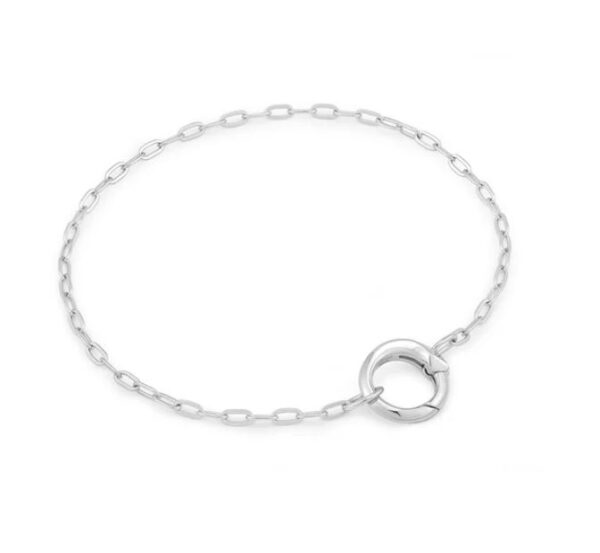 Ania Haie Sterling Silver Mini Link Charm Chain Connector