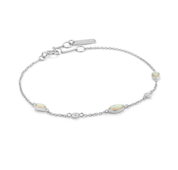 Ania Haie Sterling Silver Opal Colour Bracelet