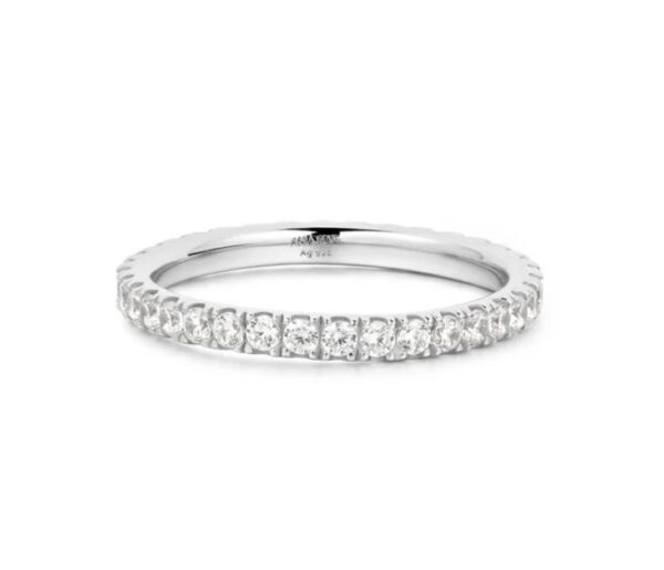 Ania Haie Sterling Silver and CZ Pave Ring