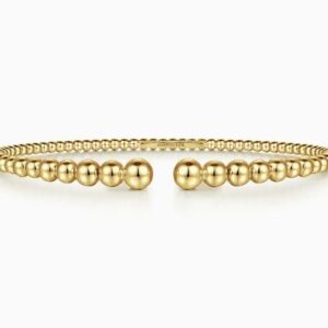 Gabriel & Co. 14k Yellow Gold Bangle "Bujukan Collection"