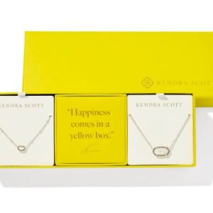 Kendra Scott Sterling Silver Polished Elisa Ivory Mother of Pearl Gift Set