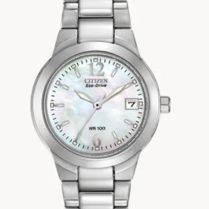 Citizen Ladies Eco Wrist Watch 100 meter with Mother of Pearl Dial
