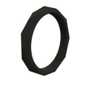 Qalo Women's Stackable Silicone Ring Collection D