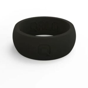 Qalo Men's Black Classic Outdoors Silicone Ring