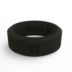 Qalo Black Modern Q2X Ring