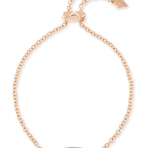 Kendra Scott Rose Gold Plated Sterling Silver Elaina Iridescent Drusy Bracelet