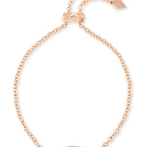Kendra Scott Rose Gold Plated Sterling Silver Elaina Drusy Bracelet