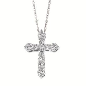 Ostbye 1/2 Ctw. Diamond Cross Pendant In 14K Gold
