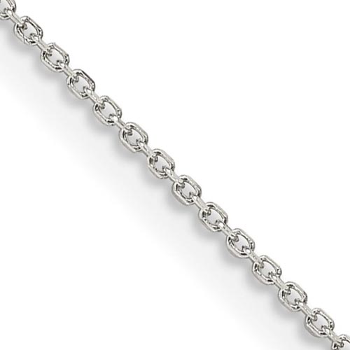 Sterling Silver 1mm 8 Sided D/C Cable Chain