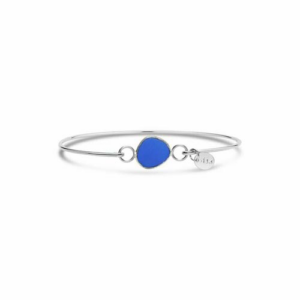 Stia Seaglass Sentiments Bracelet – Cobalt Bracelet in Sterling Silver