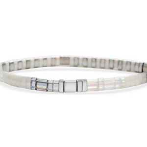 Stia Skylar Paige - Chill - Silver Tone Tila Bracelet