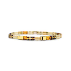 Stia Nana - Gold Plated Tila Bracelet