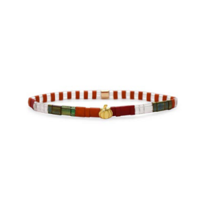 Stia A Charming Season - Thankful Morse Code Bracelet