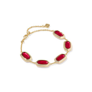 Kendra Scott Gold-Plated Elaina Bezel Delicate Chain Bracelet