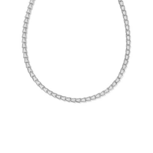 Kendra Scott Bella Tennis Necklace in White Cubic Zirconia (Sterling Silver)