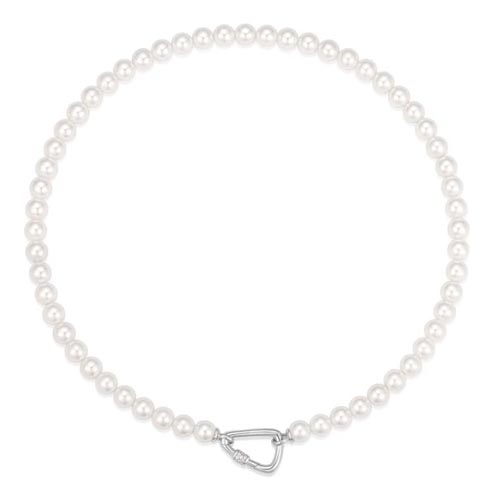 Ania Haie Sterling Silver Lobster Clasp Shell Pearl Necklace