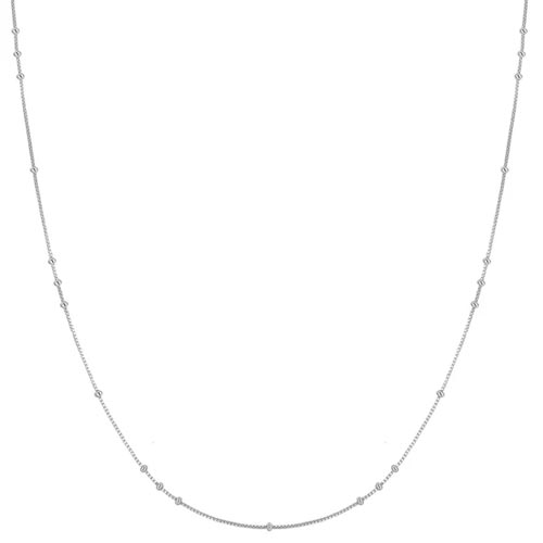 Ania Haie Sterling Silver Mini Bead Station Necklace