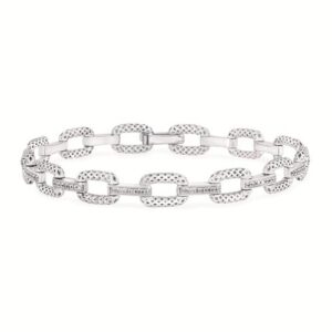 Ostbye 3/8 ctw Diamond Bracelet Set In Sterling Silver