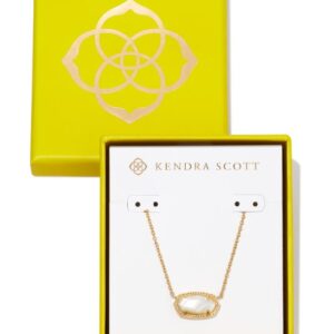 Kendra Scott Gold Plated Sterling Silver Elisa Ivory Mother of Pearl Boxed Set