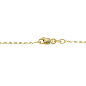 14K YELLOW GOLD MARINER LINK CHAIN 18"