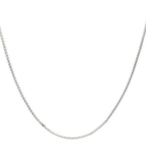 INOX MENS STERLING SILVER 2.6MM 22" ROUND BOX CHAIN