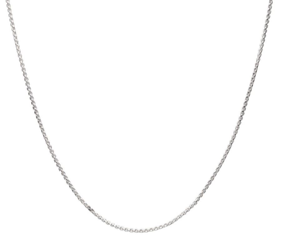 INOX MENS STERLING SILVER 2.6MM 22" ROUND BOX CHAIN