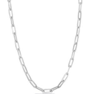 SS 3.2 MM PAPERCLIP CHAIN 18"
