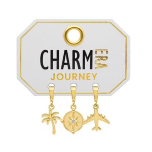 STERLING SILVER "JOURNEY" 3-PACK CHARM SET