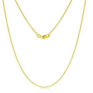 14KY GOLD-FILLED WATER RESISTANT CABLE CHAIN 18"