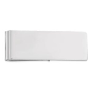 Stainless Steel Rhodium Plated High Polish Money Clip