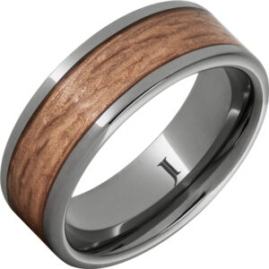 JEWELRY INNOVATIONS 8MM TUNG COPPER BARK SZ 9.5