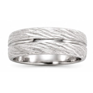 JEWELRY INNOVATIONS GENTS 8MM SERINIUM DBL DOME BARK2 BAND