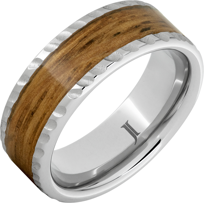 JEWELRY INNOVATIONS 8mm serin flat smalt notch barrel aged 7.5