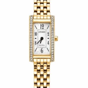 CITIZEN LADIES GOLD-TONE WR30 ECO-DRIVE WATCH