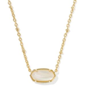 KENDRA SCOTT GOLD-TONE ELAINA MOP NECKLACE