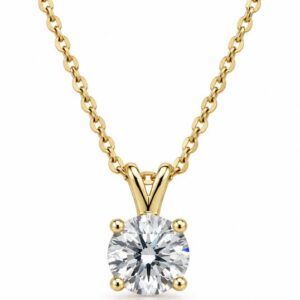 14K Y 1.00 CT LAB GROWN DIAMOND NECKLACE