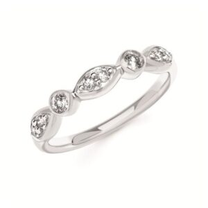 STERLING SILVER .25 CTTW DIAMOND RING