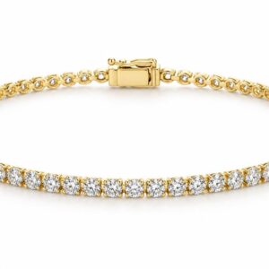 14KY 2.62CTTW DIAMOND TENNIS BRACELET