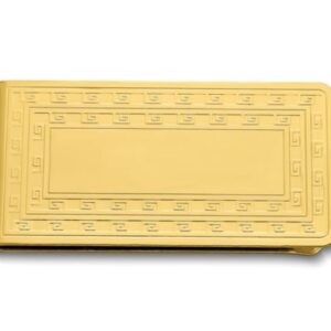 MEN'S GOLD-TONE ENGRAVABLE MONEY CLIP