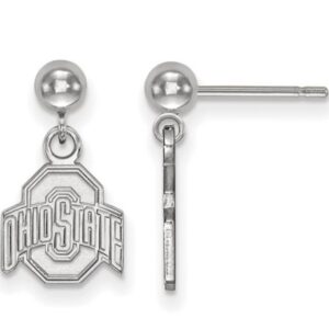 SS OSU LOGO DANGLE STUD EARRINGS