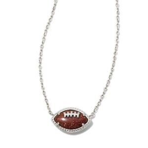 KENDRA SCOTT GOLDSTONE FOOTBALL NECKLACE