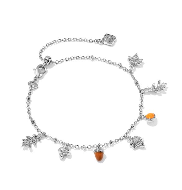KENDRA SCOTT AUTUMN MULTI CHARM SS BRACELET
