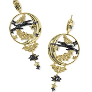 KENDRA SCOTT SPOOKY NIGHT STATEMENT EARRINGS