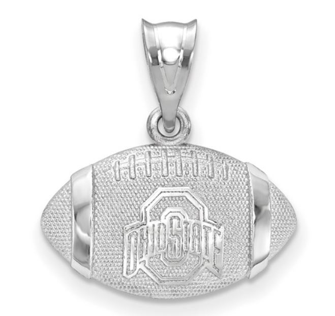 SS OSU LOGO 3D FOOTBALL PENDANT