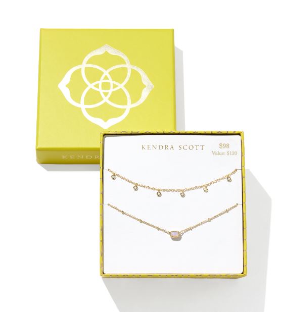 KENDRA SCOTT MINI ELISA AMELIA NECKLACE SET