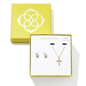 KENDRA SCOTT CAILIN EARRING CROSS NECKLACE SET